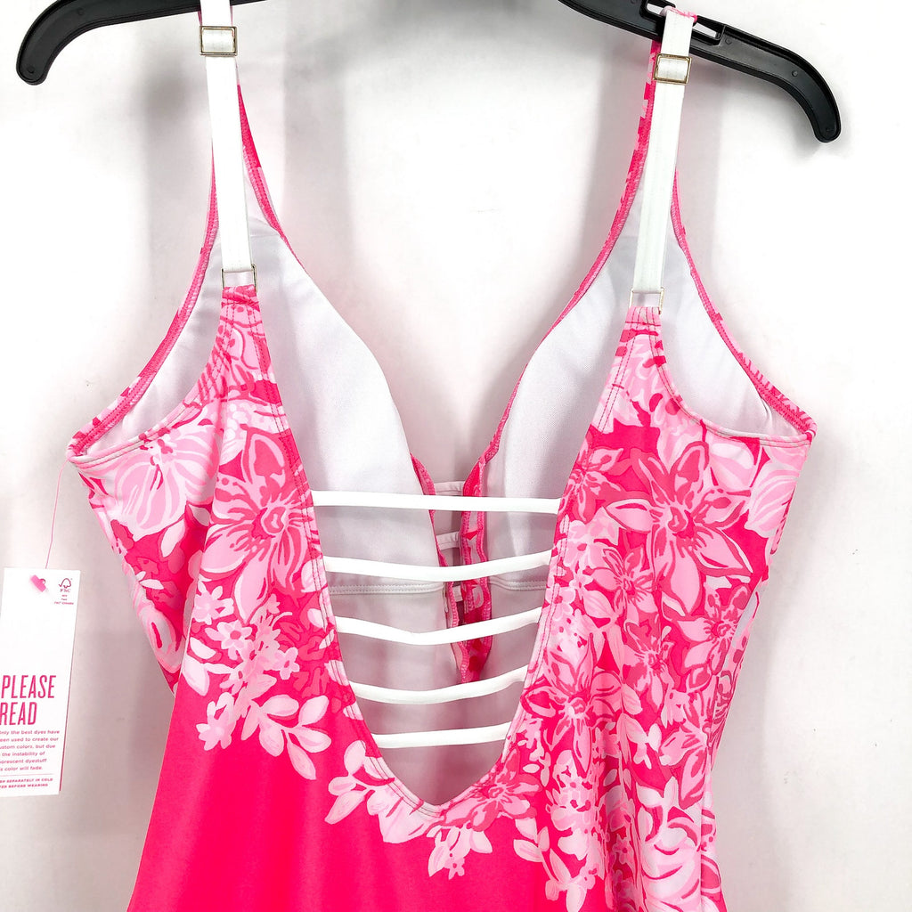 LILLY PULITZER Women's Jaspen One Piece Swimsuit Size 0 Roxy Pink NWT
