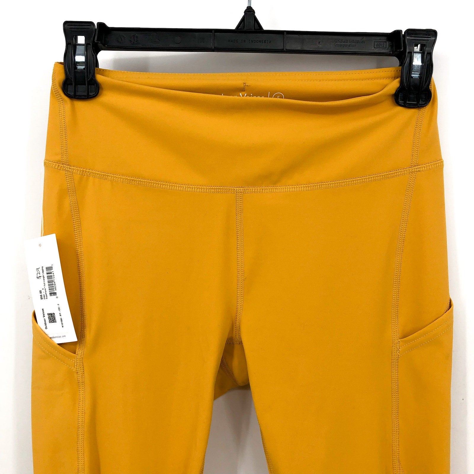 OUTDOOR VOICES Women's SuperForm Full Length Leggings Small Yellow Cider NWT