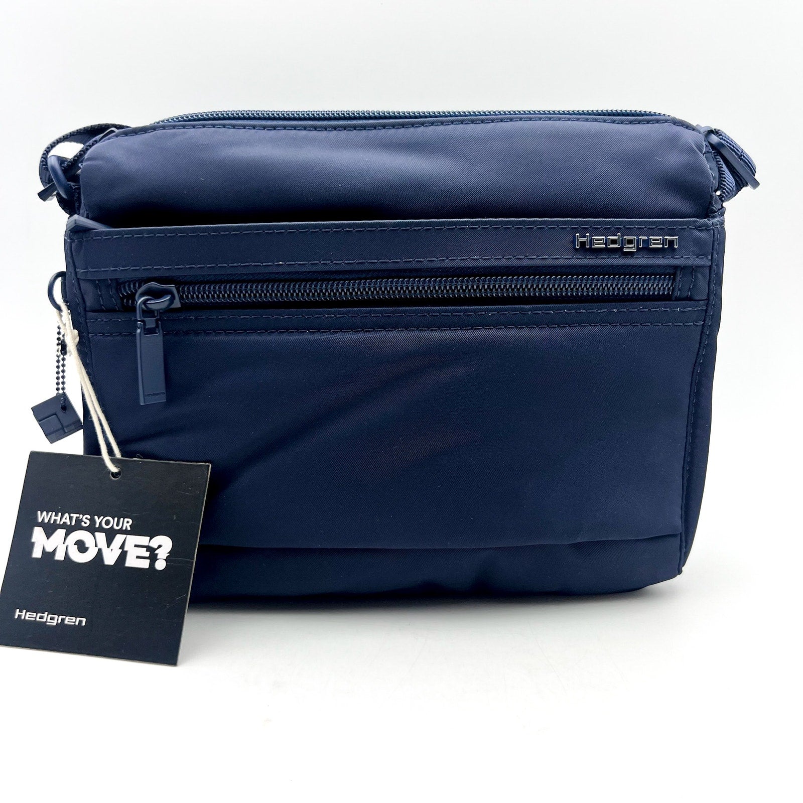 HEDGREN Women's Eye Medium Crossbody Bag Total Eclipse Navy Blue RFID NWT