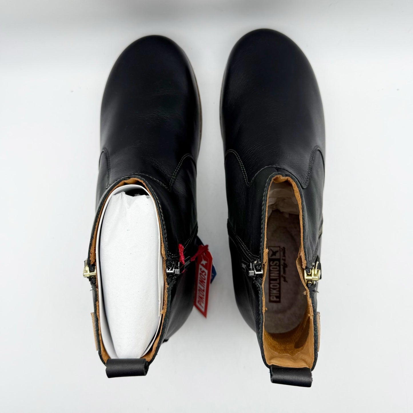 PIKOLINOS Womens Granada W0W-8988 Bootie EU 41 US 10-10.5 Black Leather NIB