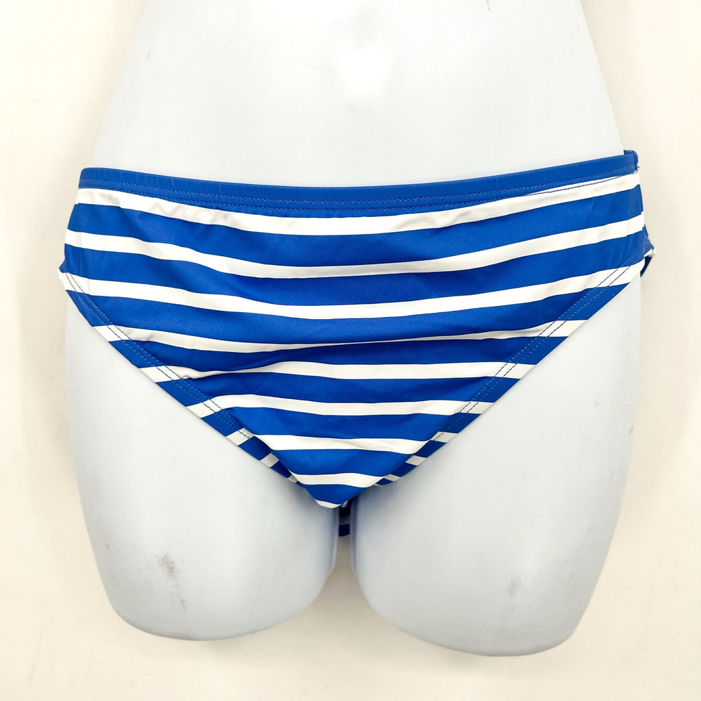 TOMMY BAHAMA Coastline Stripe Hipster Bikini Bottom Small Paradiso Blue NWT