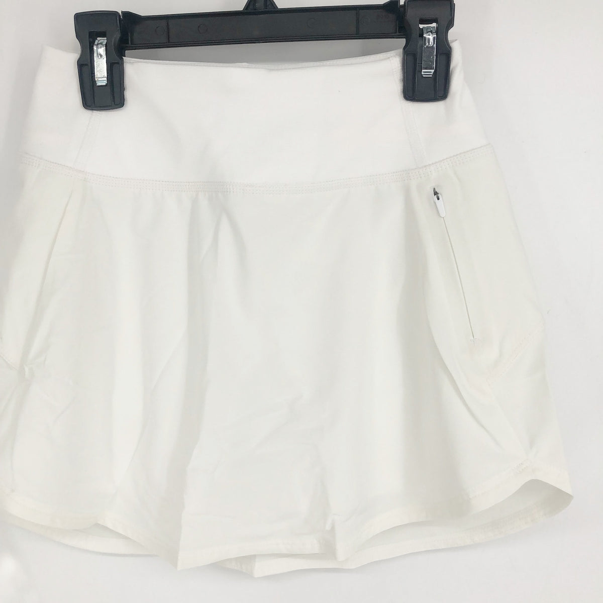 OUTDOOR VOICES Women's Hudson 4" Skort XXS White Skirt Lined Lightweight NWT
