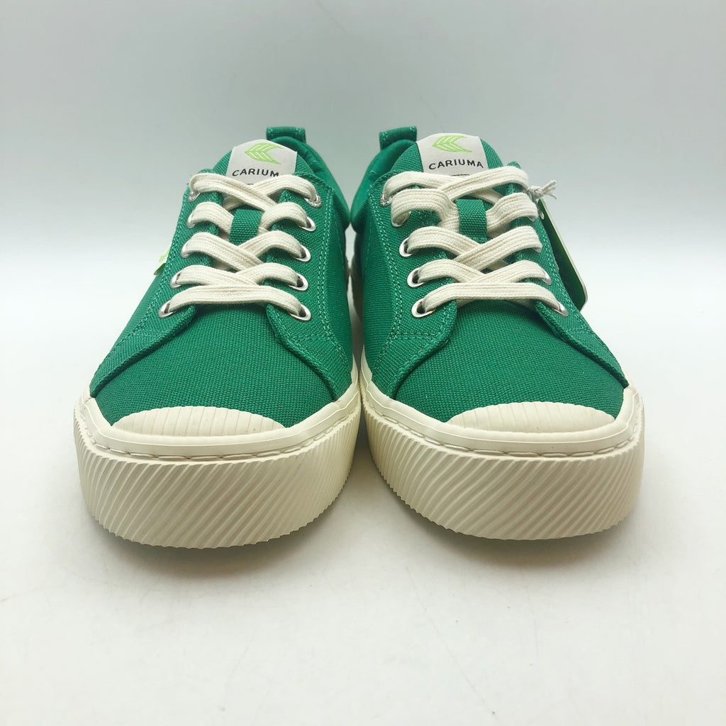 Cariuma OCA Low Canvas Sneaker Men's 8 Women's 9.5 Green Organic Cotton NIB