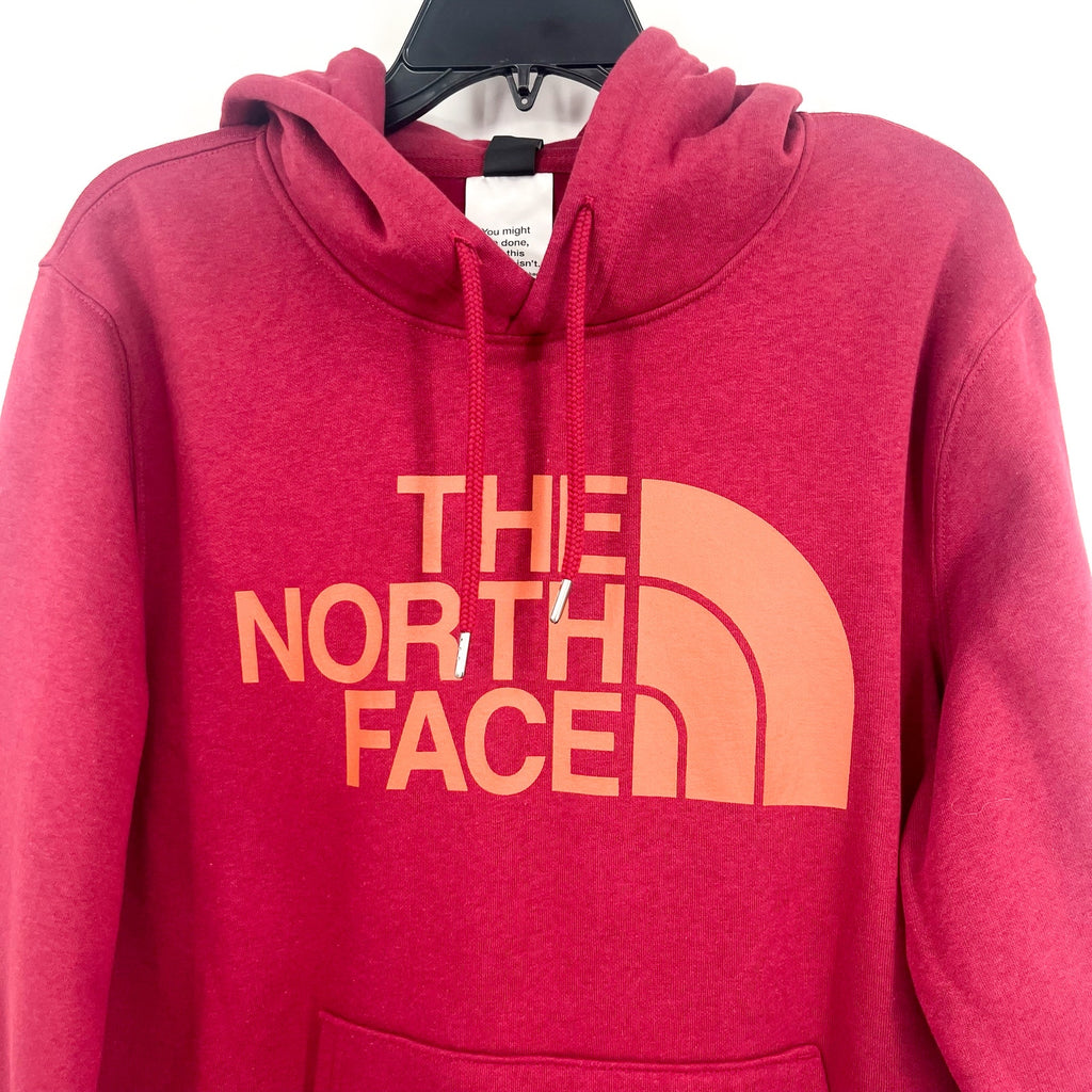 THE NORTH FACE Men Half Dome Hoodie Medium Red Beetroot Sweatshirt NWT