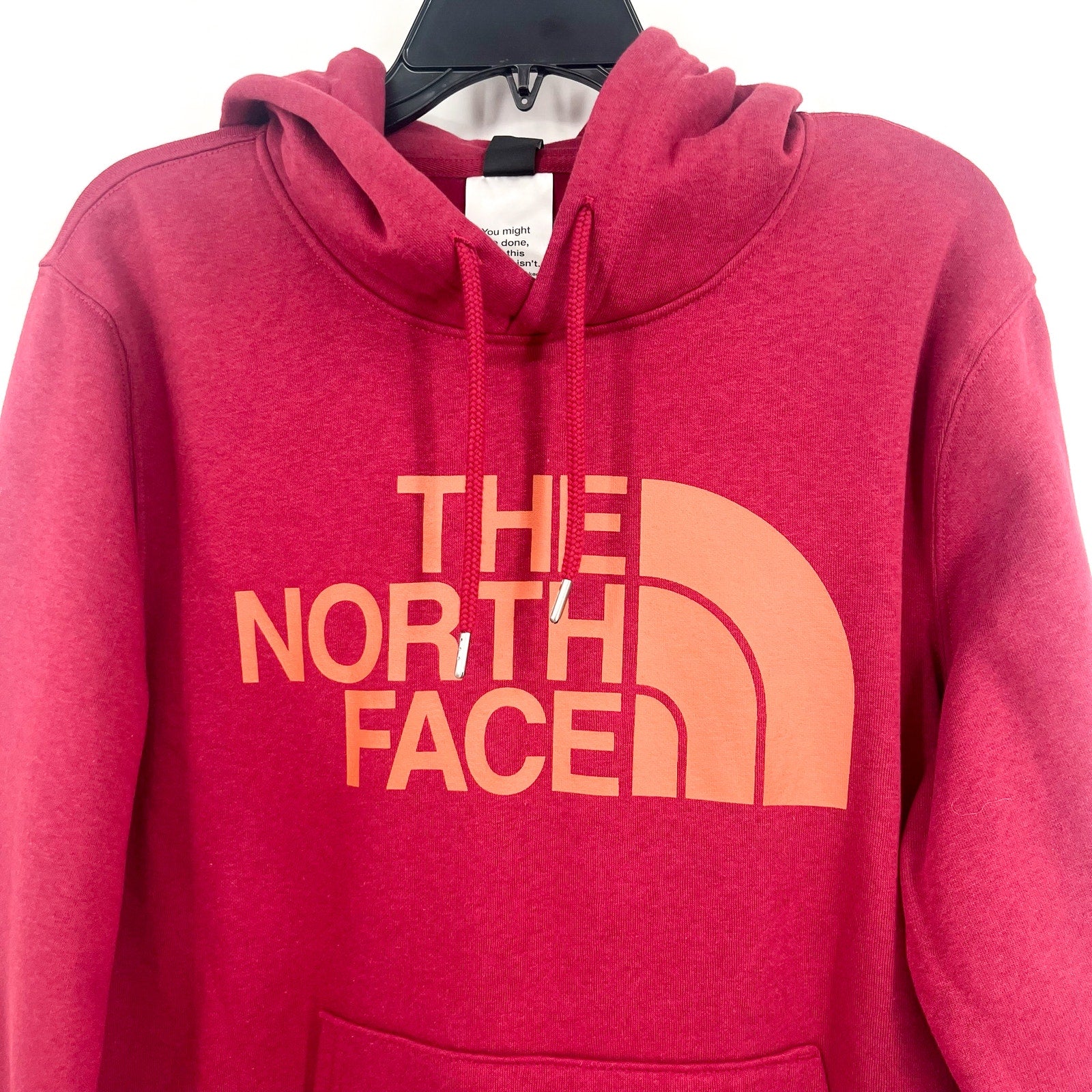 THE NORTH FACE Men Half Dome Hoodie Medium Red Beetroot Sweatshirt NWT