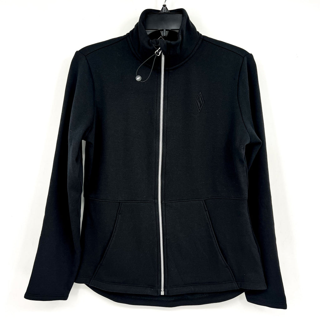 SKECHERS Women's GO Snuggle Full Zip Jacket Small Bold Black Long Sleeve NWT