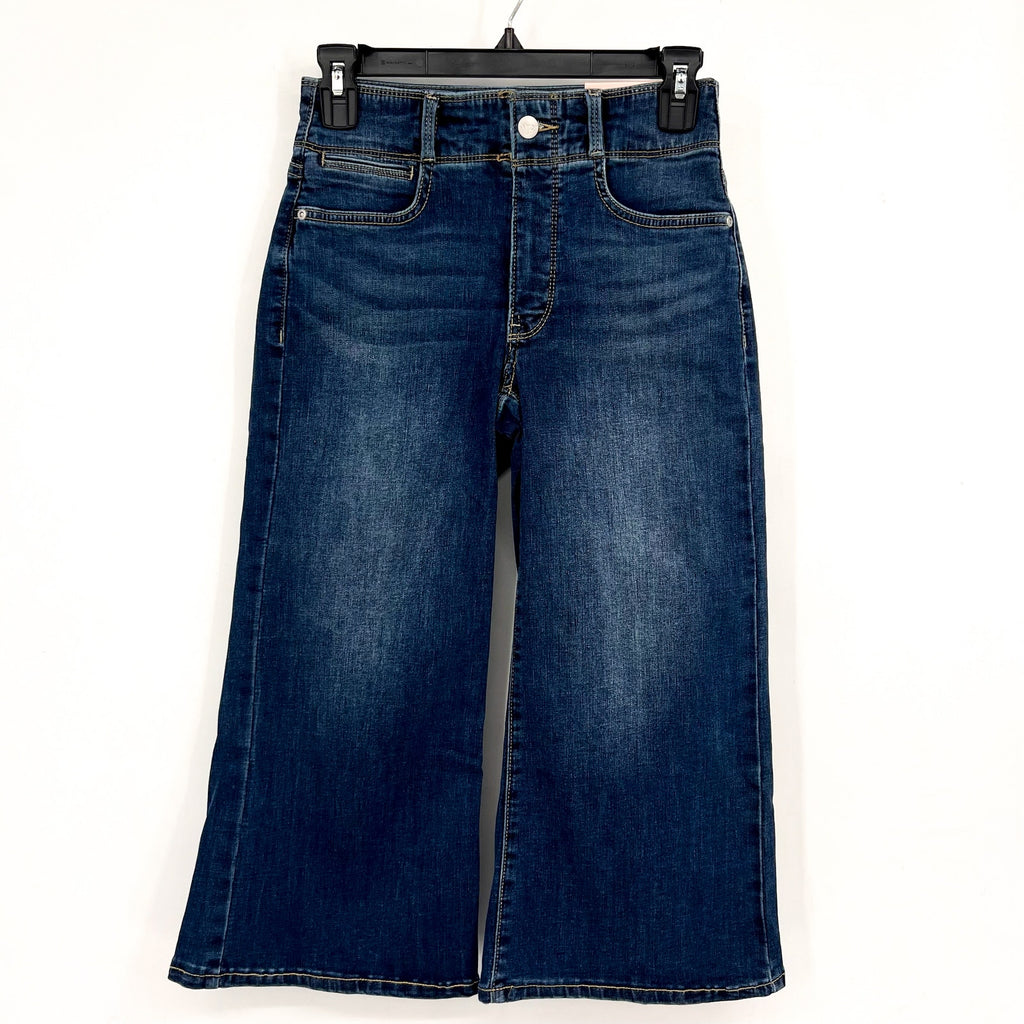 NYDJ Womens Major Wide Leg Capri Jeans 00 PETITE Serendipity Blue NWT