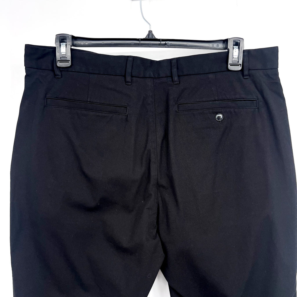 EVERLANE Men's Uniform Performance Chino Pants 38x28 Black Slim Fit NWT