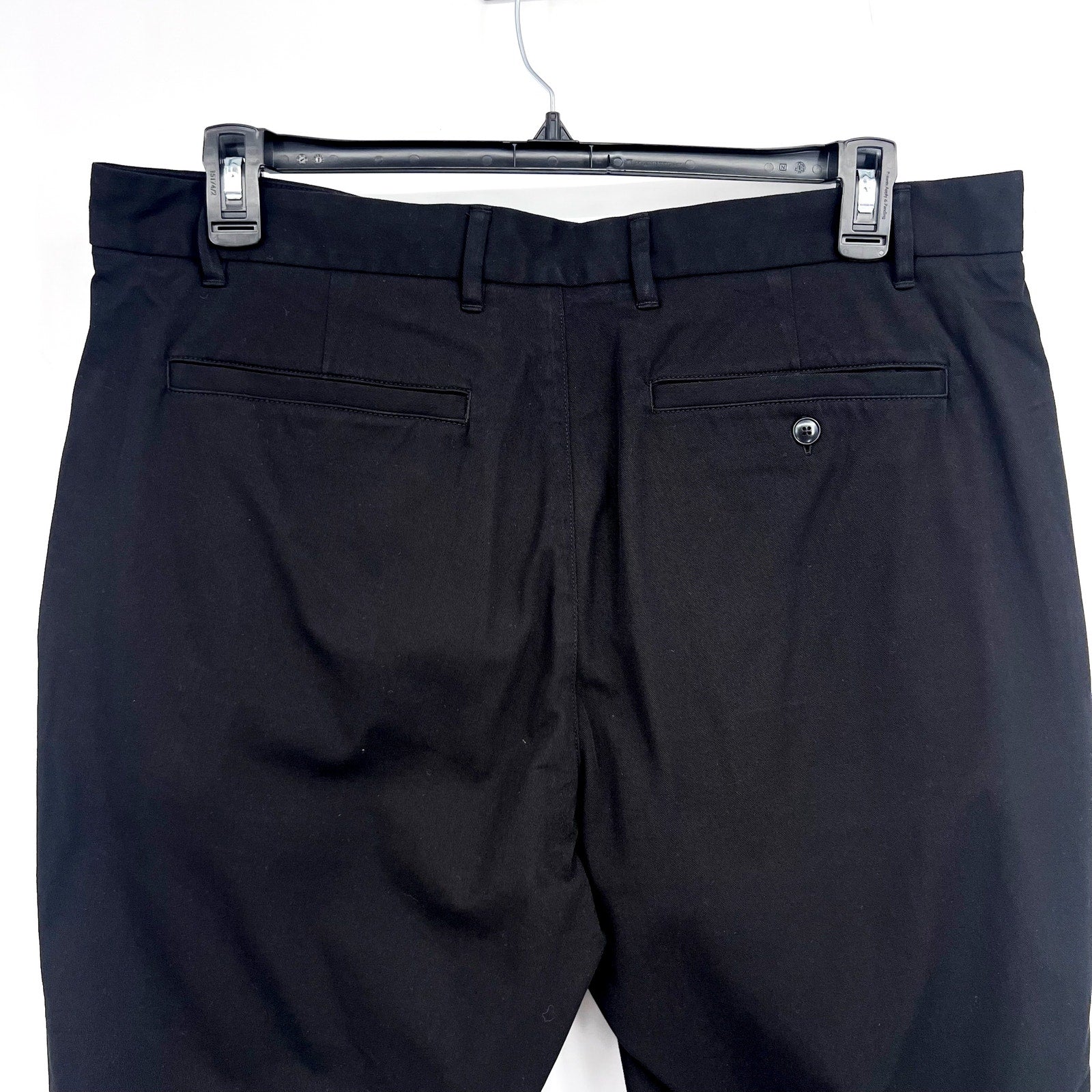 EVERLANE Men's Uniform Performance Chino Pants 38x28 Black Slim Fit NWT