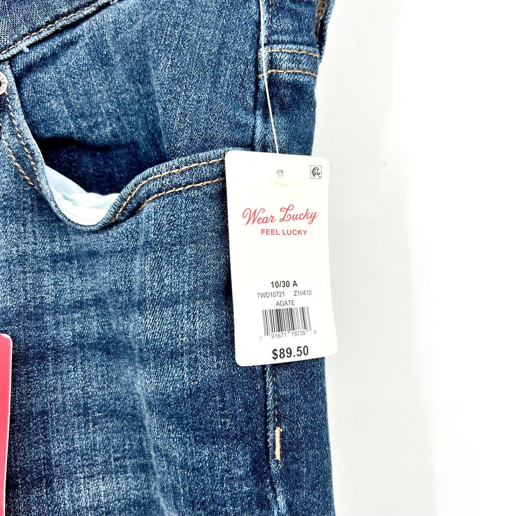 Lucky Brand Womens Sweet Bootcut Jeans 10/30 Blue Agate Mid Rise Stretch NWT
