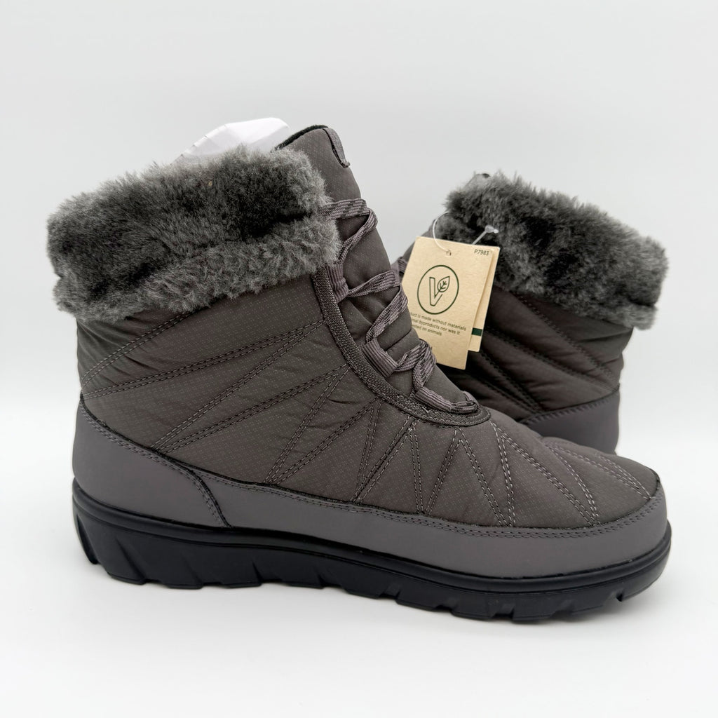 KAMIK Womens Low Hannah Winter Bootie US 9 EU 40 Grey Waterproof NIB
