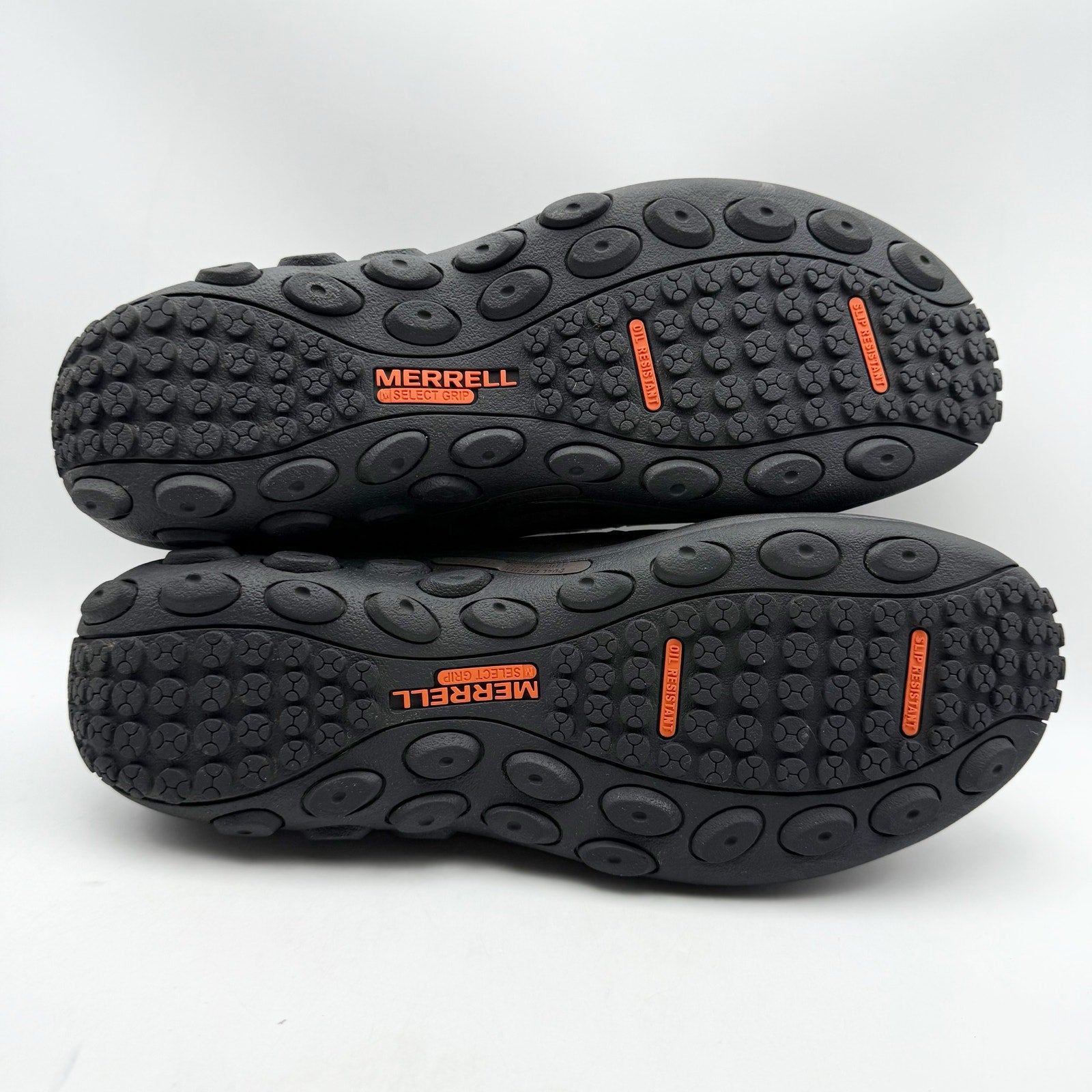 Merrell Mens Jungle Moc Toe Work Shoes US 15 M Brown Suede Slip On Comp Toe NIB
