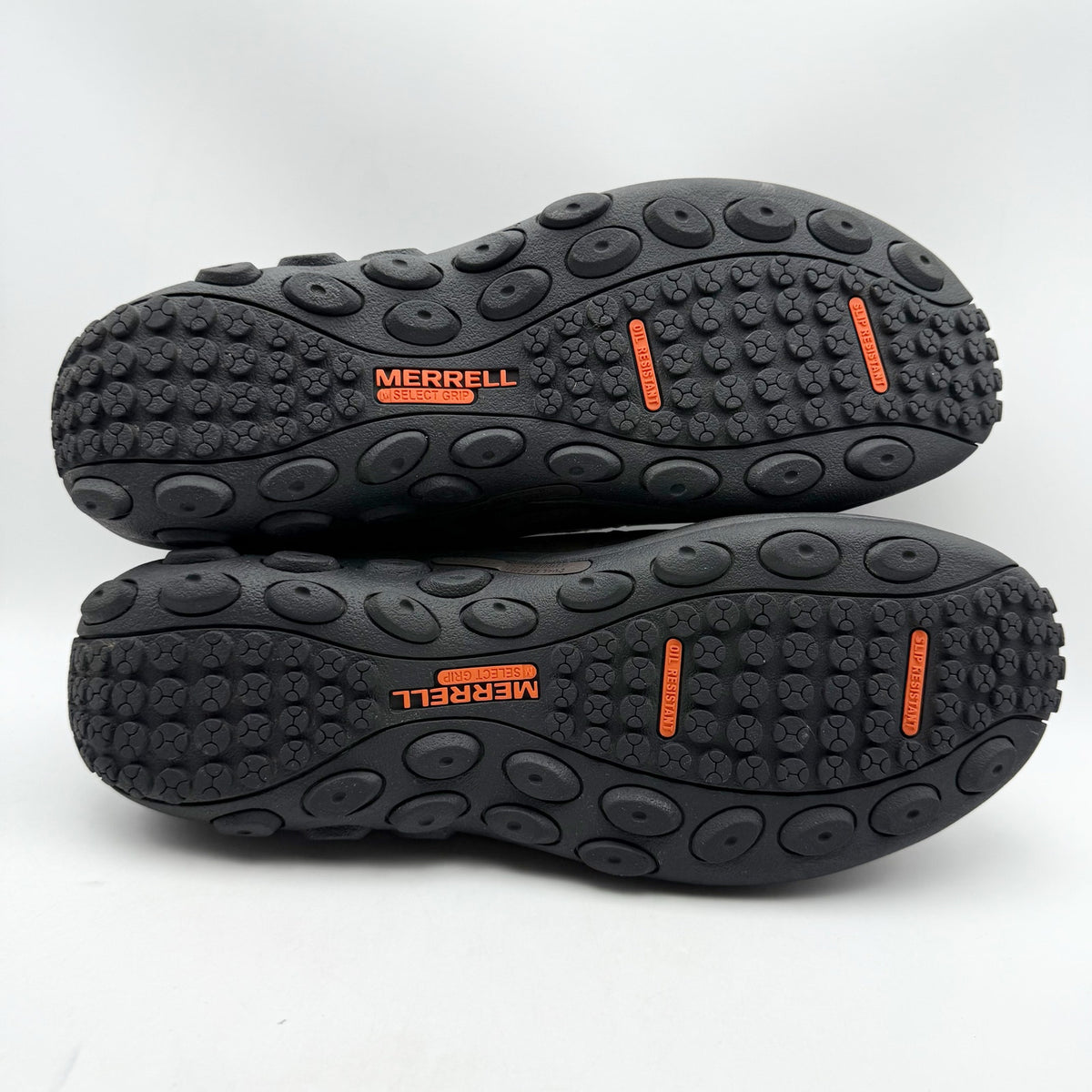 Merrell Mens Jungle Moc Toe Work Shoes US 15 M Brown Suede Slip On Comp Toe NIB