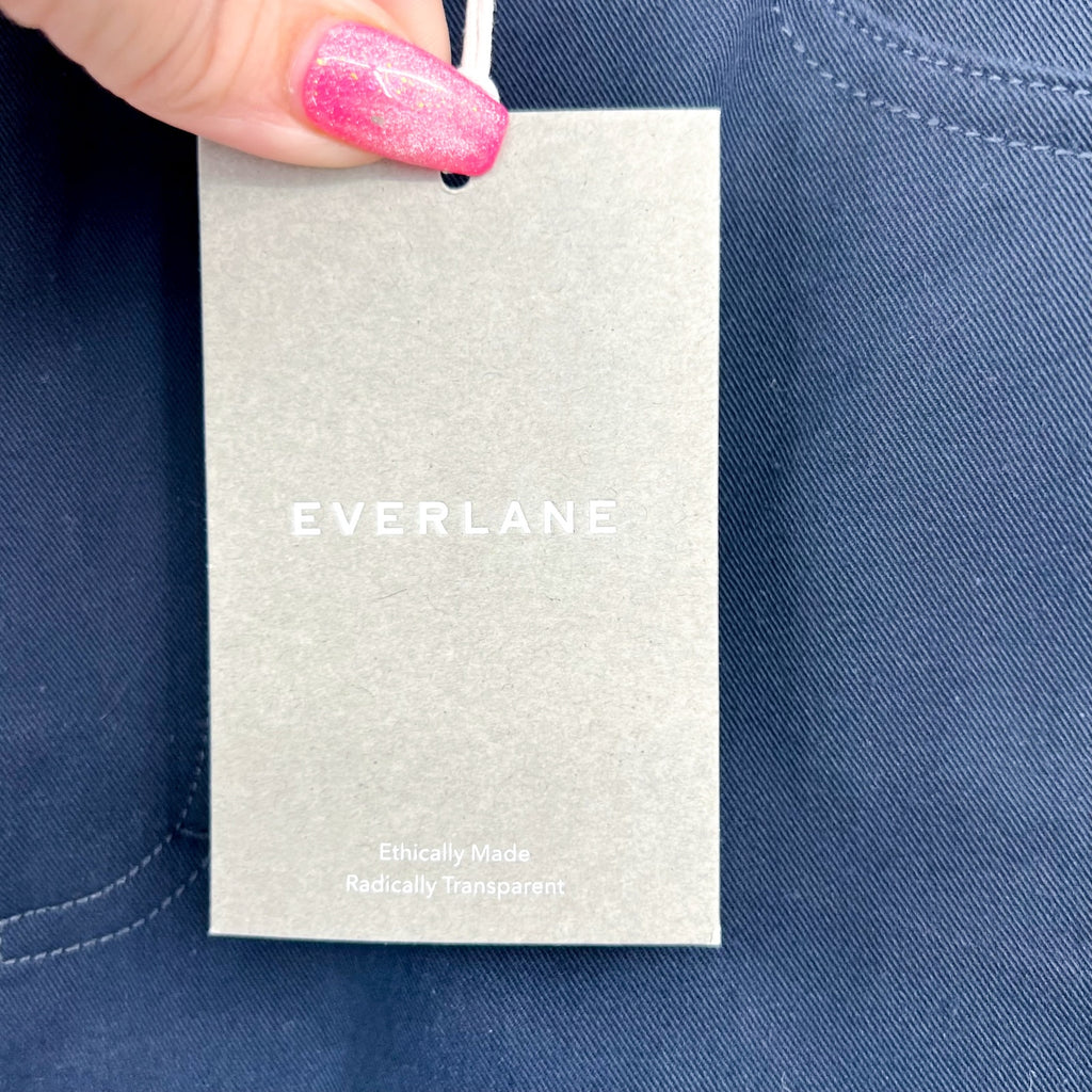 EVERLANE Men's The Performance 5-Pocket Pants 33x30 Navy Blue Stretch Chino NWT