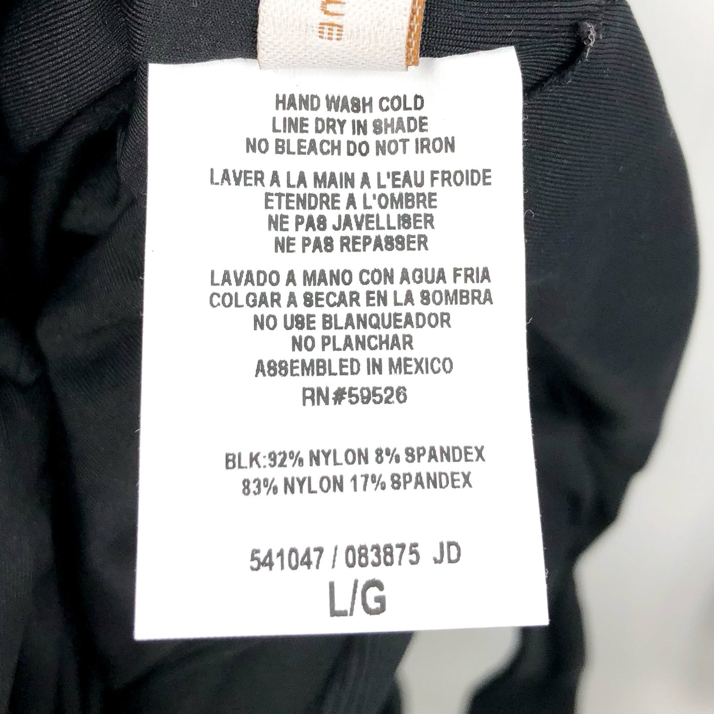 BECCA Women's Modern Edge One-Piece Swimsuit Large Black Corset Lace Up