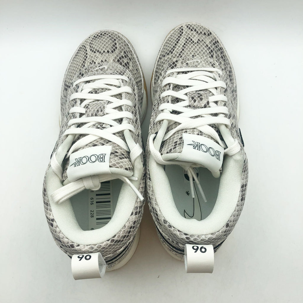 Nike Book 1 Athletic Shoes Mens 8 Womens 9.5 Light Orewood Brown Snake Print NIB