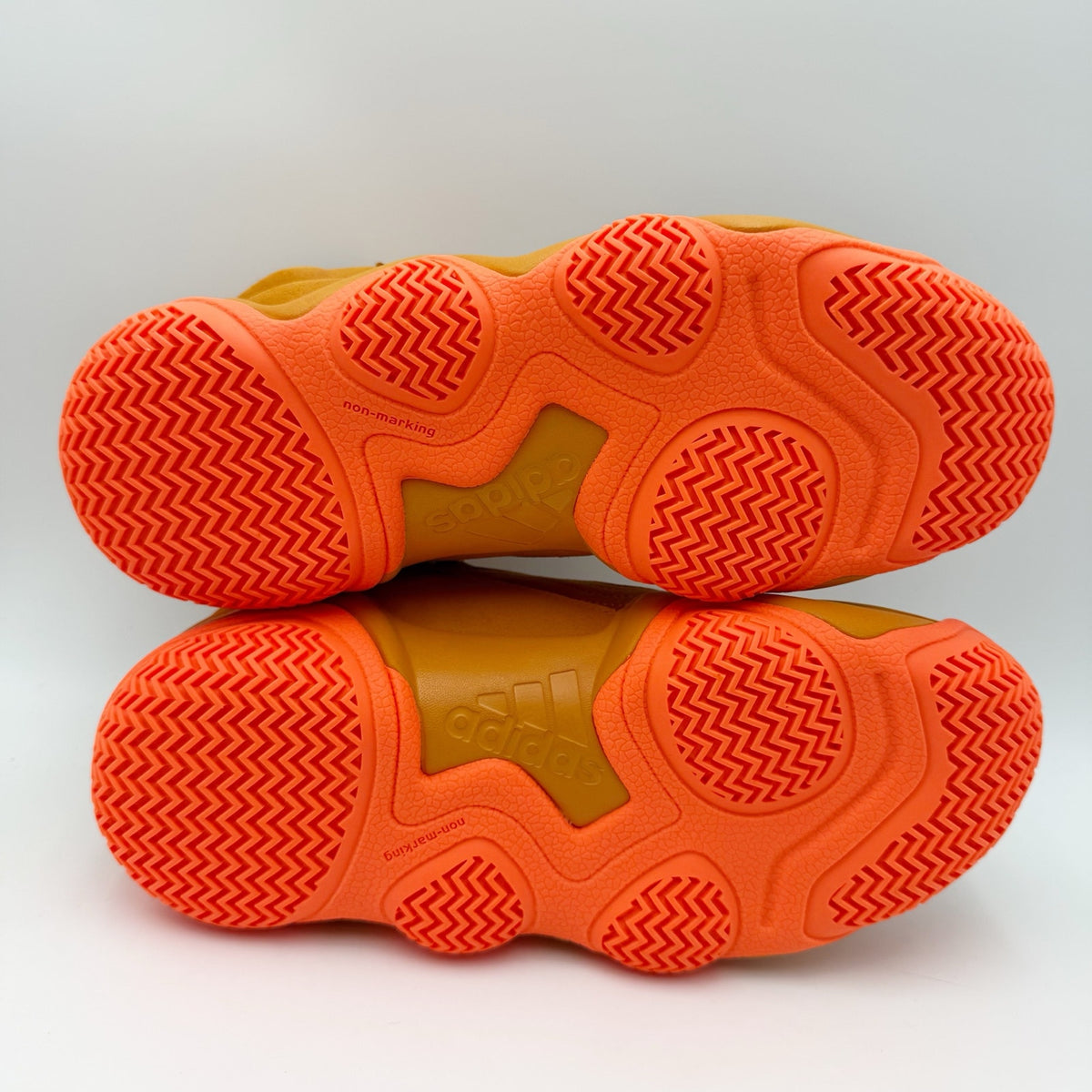 Adidas Mens X Ivy Park Top Ten 2000 Sneakers Size 8.5 Orange Athletic NWOB