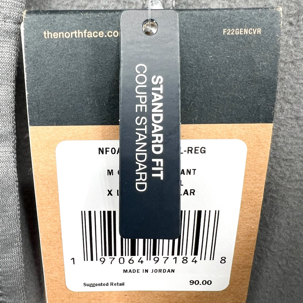 THE NORTH FACE Men's Glacier Fleece Pants XL Gray Smoked Pear Drawstring NWT