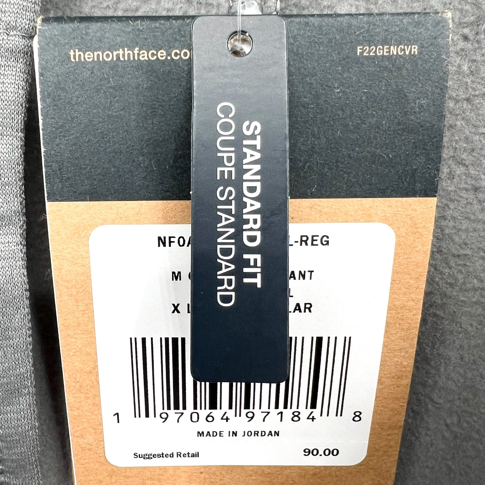 THE NORTH FACE Men's Glacier Fleece Pants XL Gray Smoked Pear Drawstring NWT