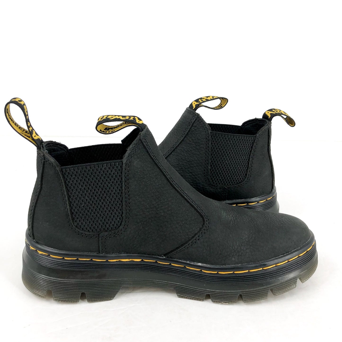 Dr. Martens Womens Work Hardie II Chelsea Boots US 6 M EU 37 Black Leather NIB