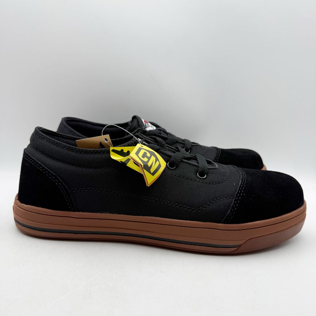 Avenger Mens Blade 3 Eye Low Work Shoes 9 WIDE Black Comp Toe A134 SR EH NIB
