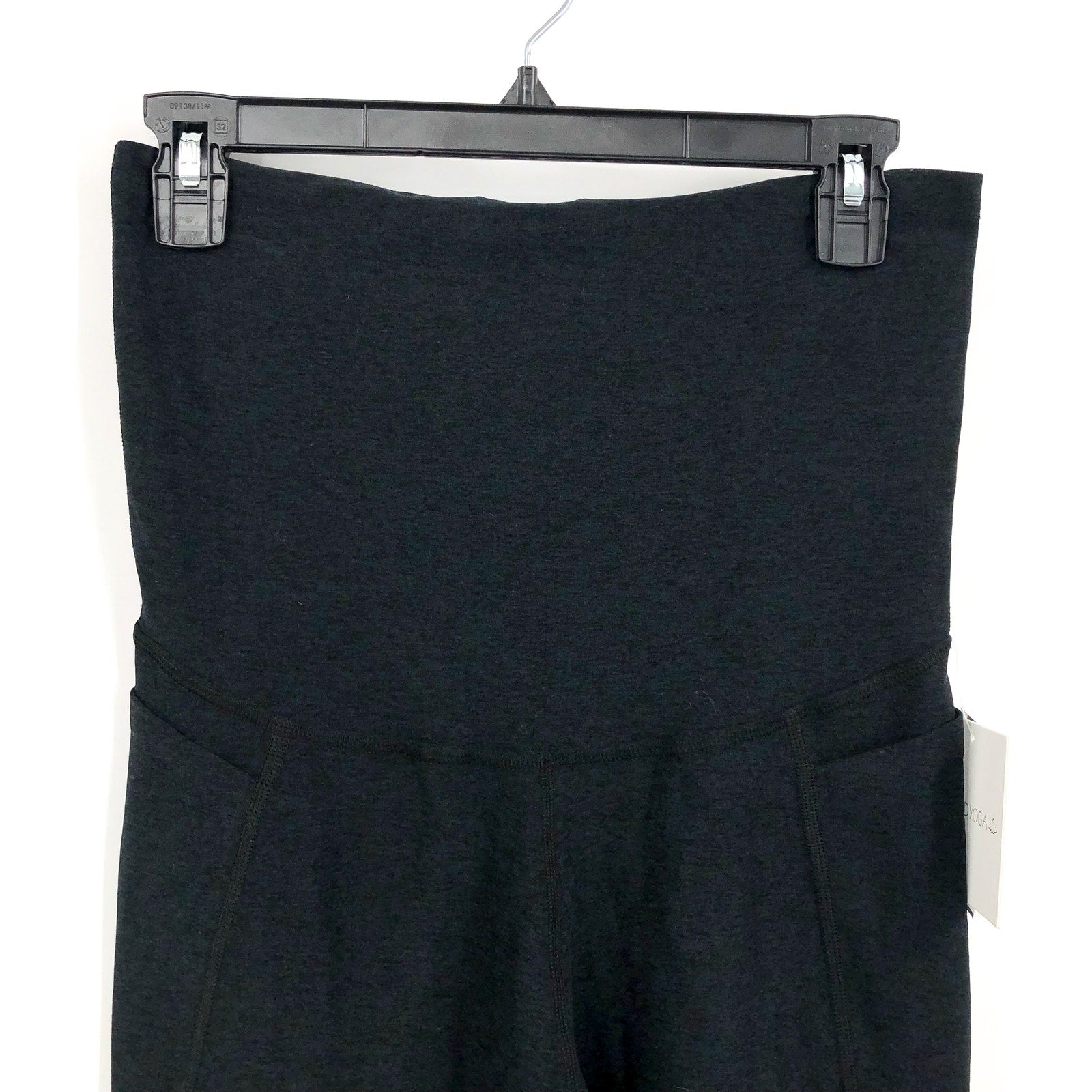 BEYOND YOGA Spacedye Love the Bump Midi Legging Small Grey Darkest Night NWOT