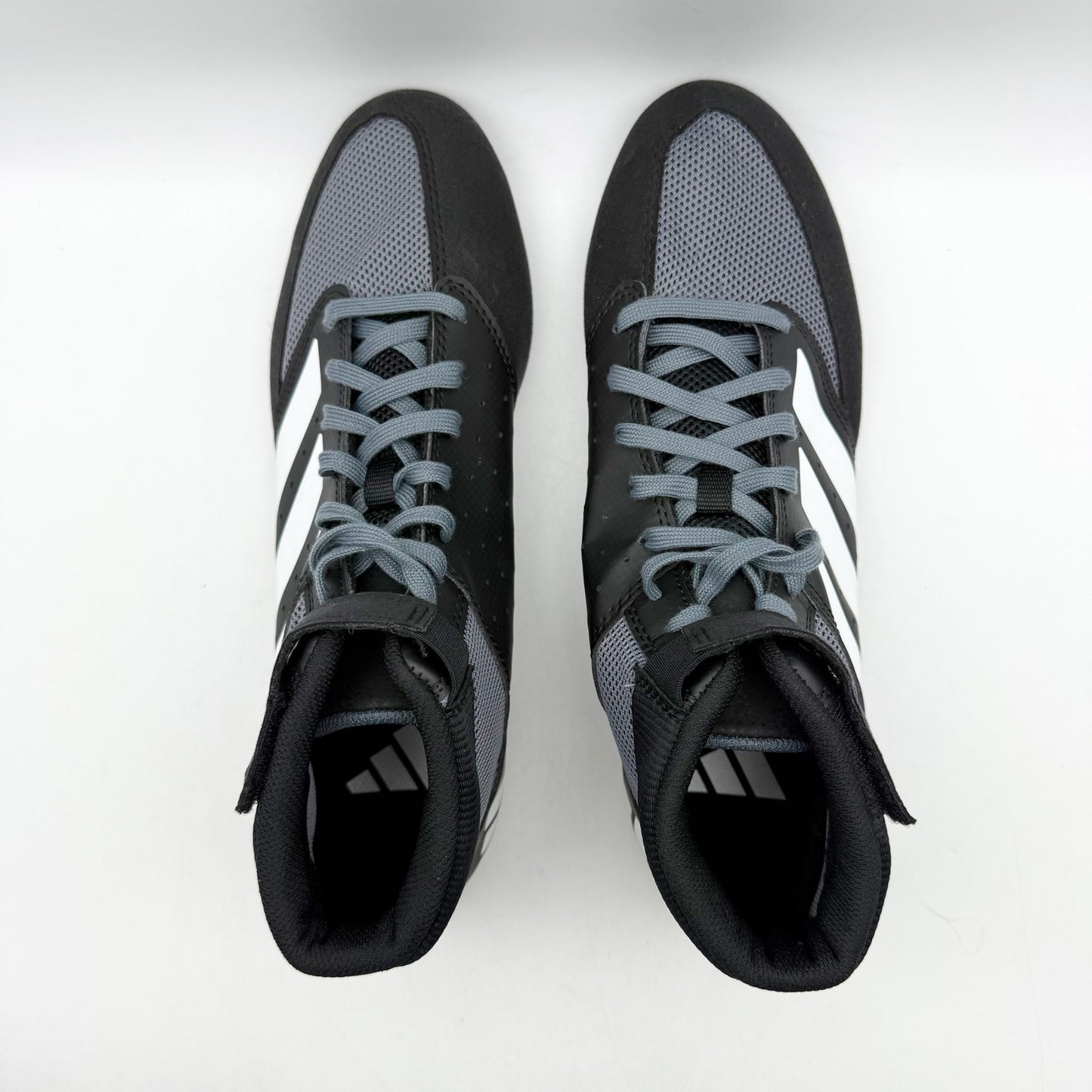 Adidas Mens Mat Hog 2.0 Wrestling Shoes US 9.5 Black White Athletic NWOB