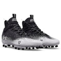 Under Armour Men's Spotlight Lux Mc 2.0 Football Cleats 10 Black White NWOB