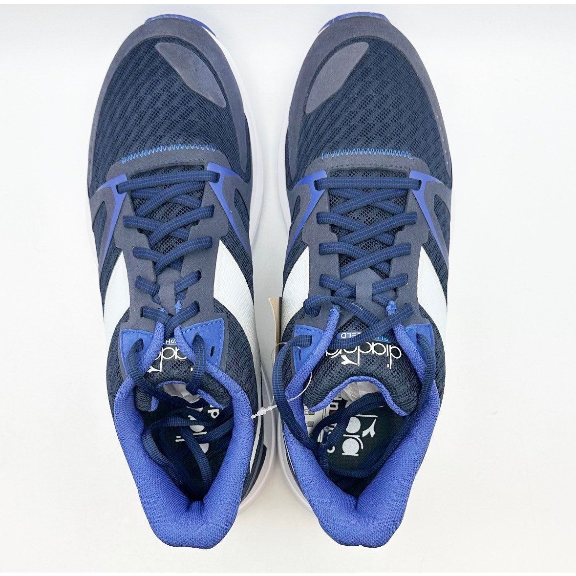 Diadora Men's Mythos Vortice 8 Sneaker Size 10 EU 43 Blue White NWOB