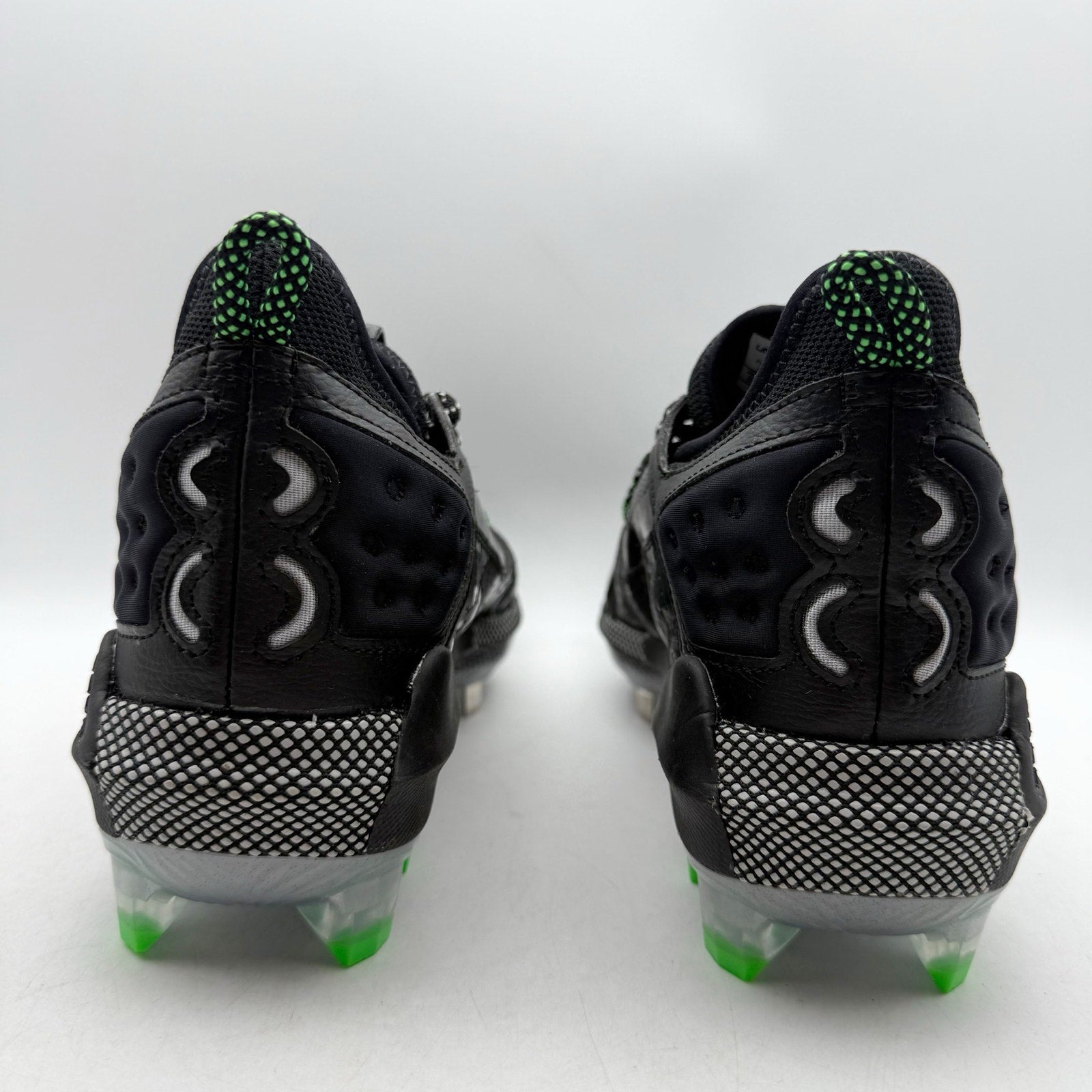 Under Armour Mens Harper 8 Low ST Metal Baseball Cleats US 6.5 Black Green NWOB