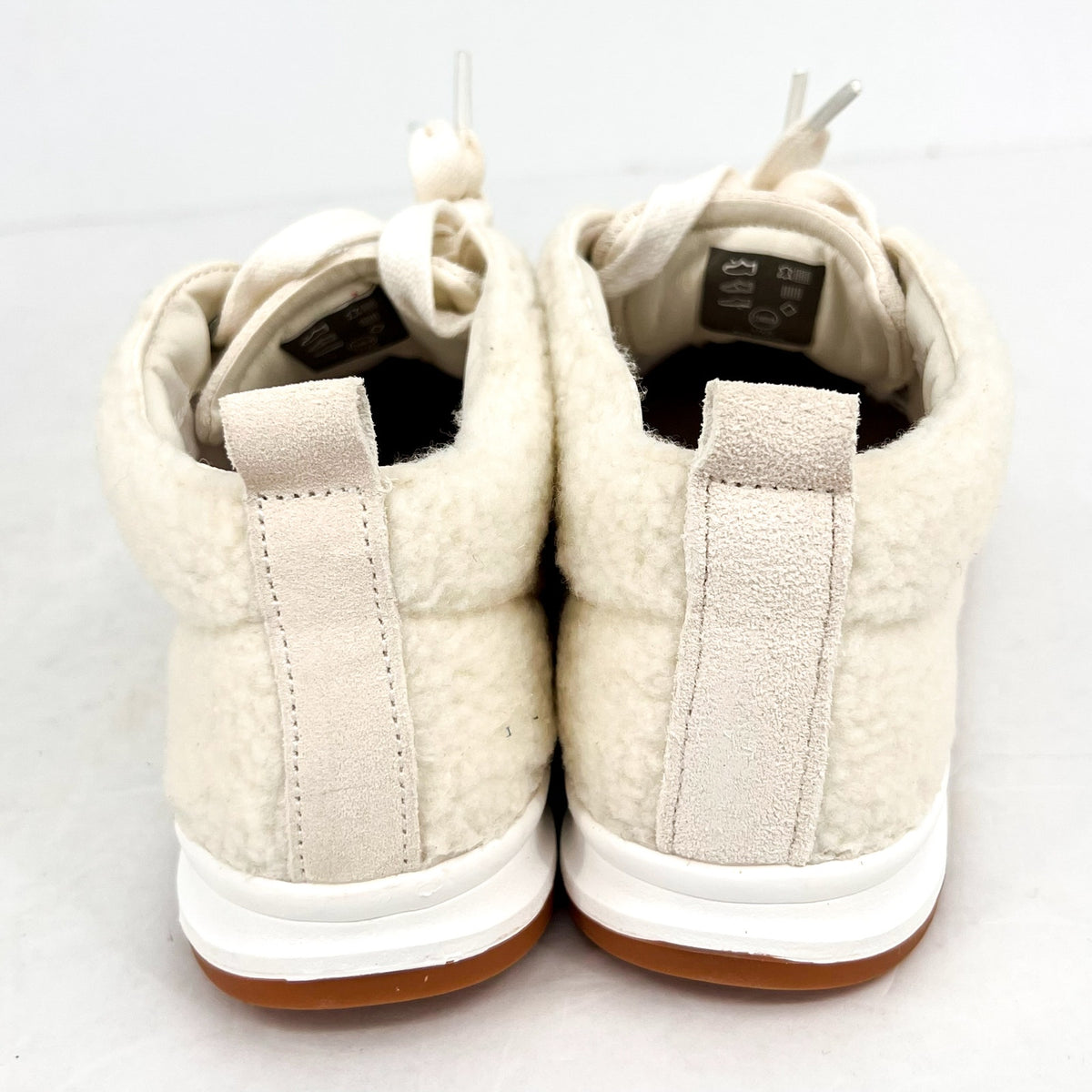 WALK WITH ME COLDWATER CREEK Highlands Sherpa Casual Sneakers 7.5M Cream NIB