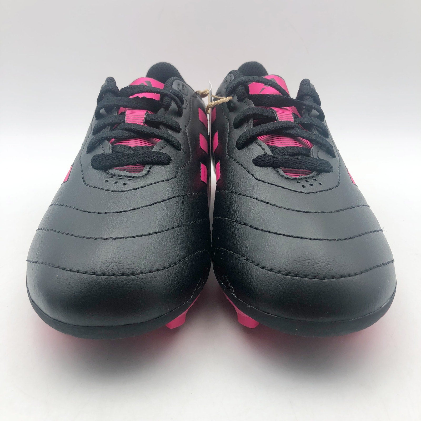 Adidas Big Kids Goletto VIII Firm Ground Soccer Cleats Size 1 Black Pink NIB