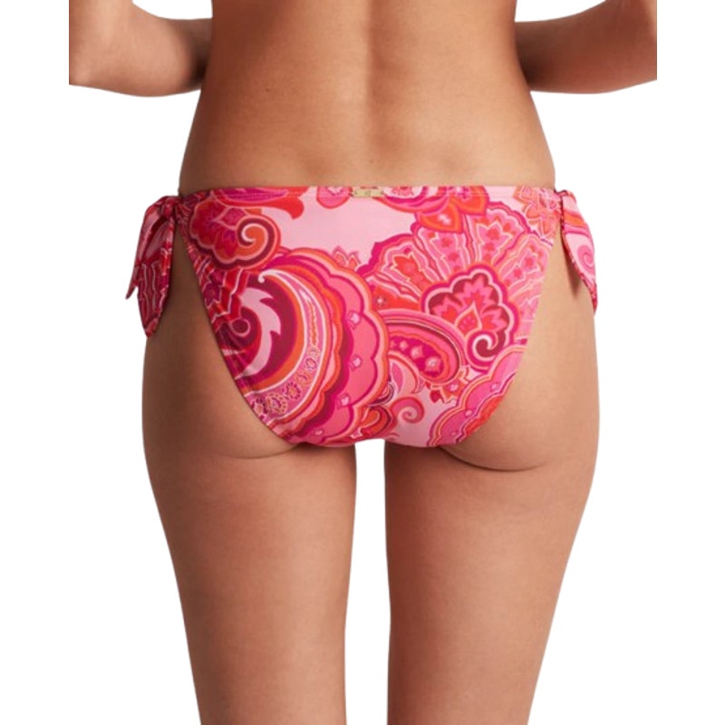 LAUREN RALPH LAUREN Provence Paisley Hipster Bottom Size 4 Pink Side Tie NWT