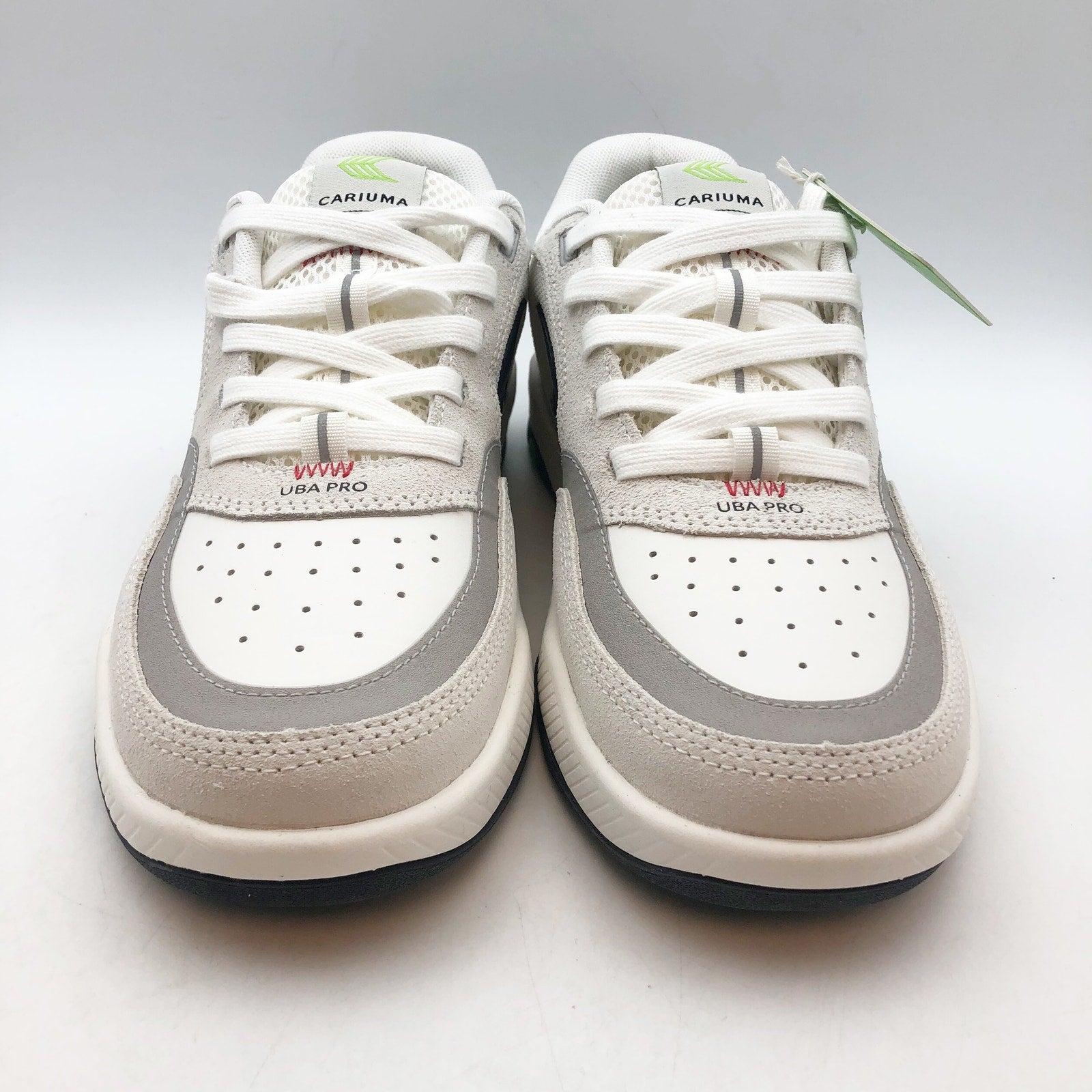 Cariuma UBA Pro Skate Mesh Sneaker Womens 8.5 Mens 7 Off White Black Red NIB