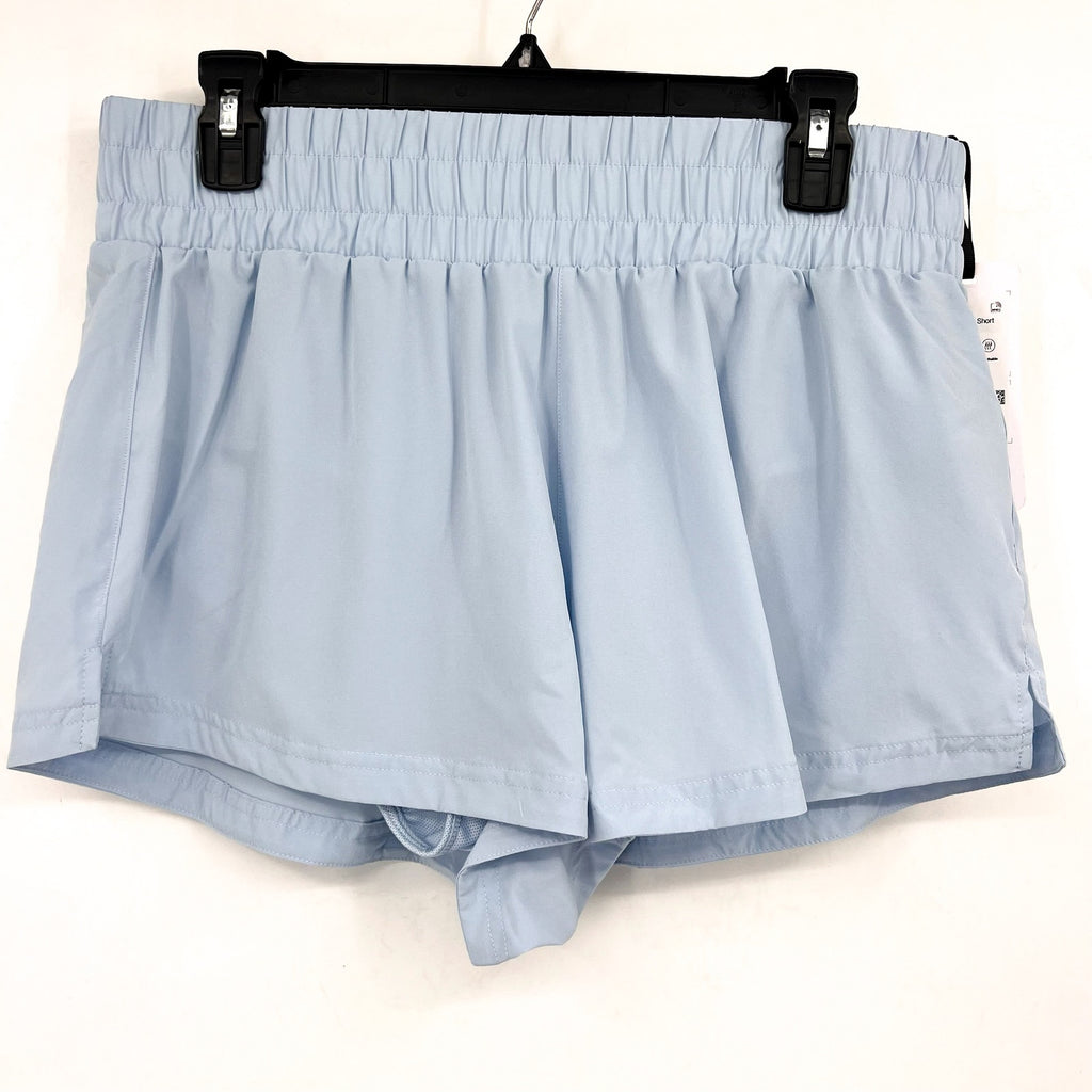 VARLEY Women's Kallin Running Shorts Medium Cashmere Blue 1.5" Inseam Liner NWT