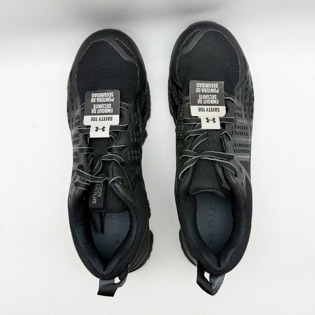 Under Armour Mens Micro G Strikefast Safety Toe Sneakers US 8 Black SR NWT