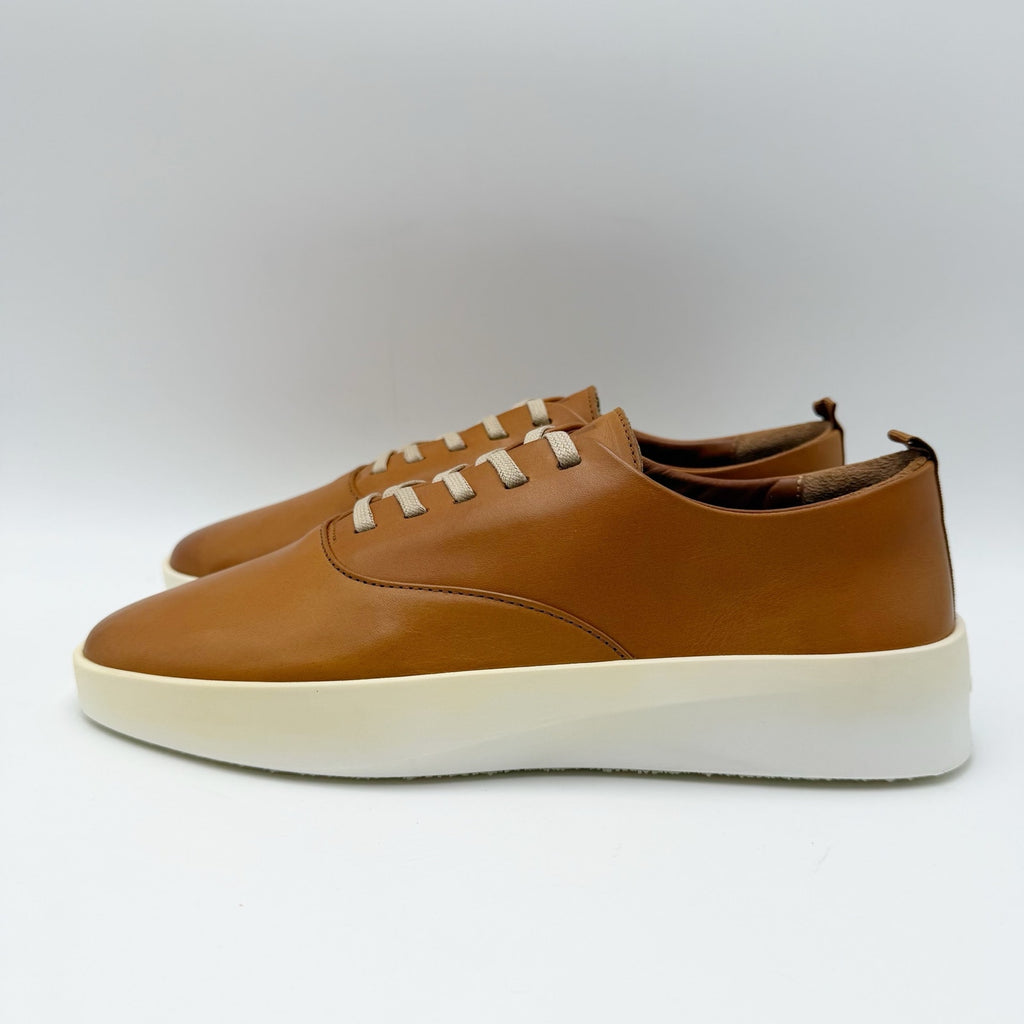 Wolf & Shepherd Cruise Lace Up Sneakers Mens 6.5 Womens 8 Tan Nubuck NIB