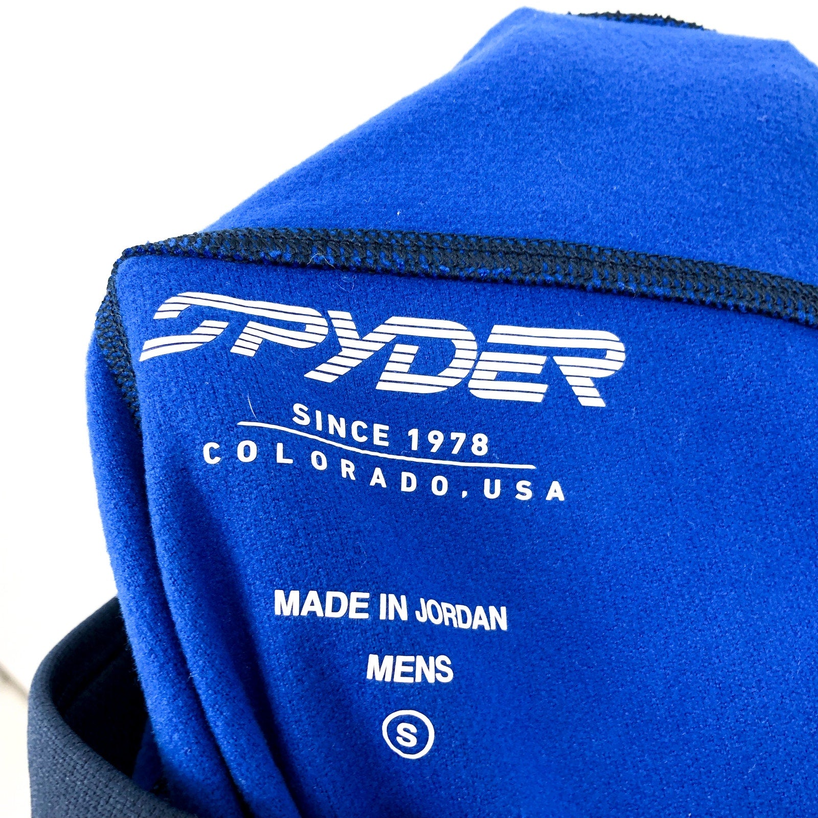 SPYDER Men's Charger Pants Small Electric Blue Leggings Base Layer UPF NWT