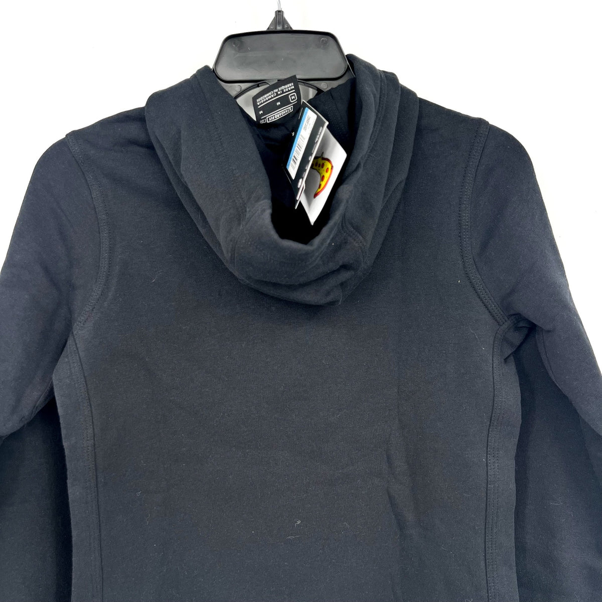 Nike Big Boys' Club Fleece Hoodie Medium Black Pullover Sweatshirt NWT