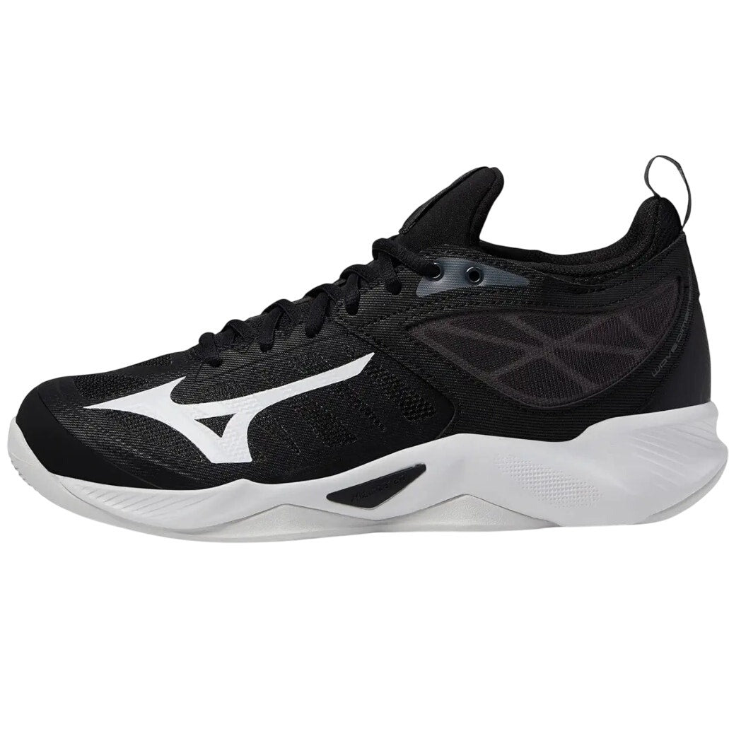 Mizuno Womens Wave Dimension Sneakers US 10.5 EU 42 Black White Athletic NIB