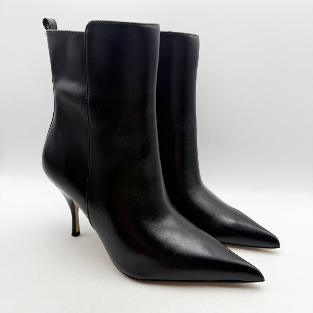 Vince Camuto Womens Poise Ankle Boot Size 9.5 M EU 41 Black Leather Heels NIB