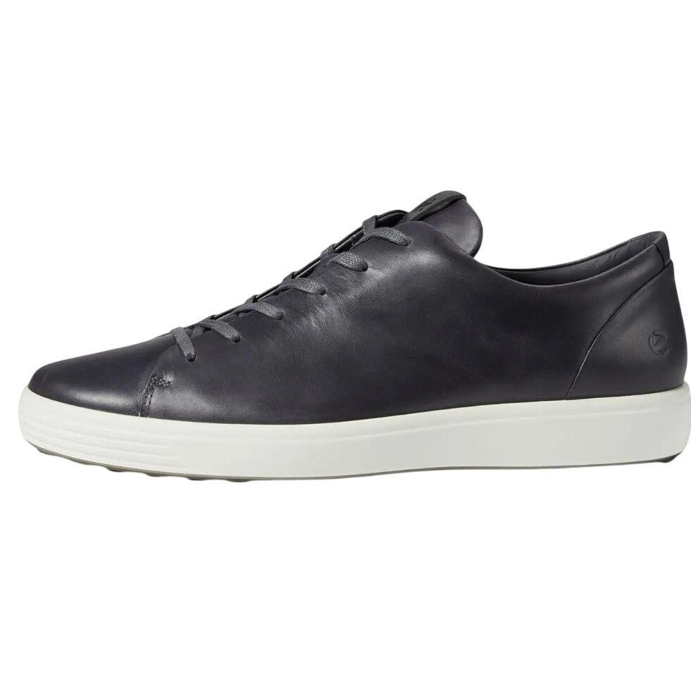 ECCO Mens Soft 7 Premier Sneakers EU 43 US 9-9.5 Black Leather NIB