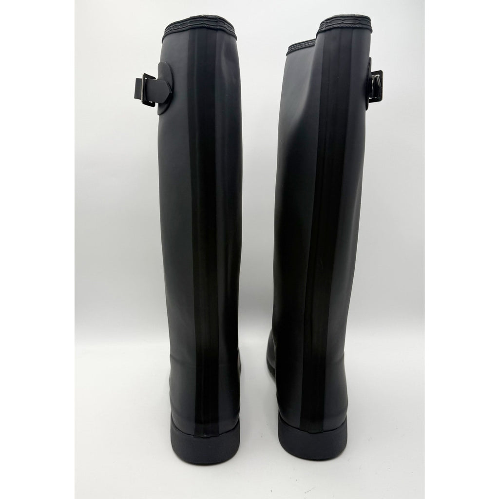 Hunter Womens Original Tall Rain Boots Size 10 Black Waterproof NWOB