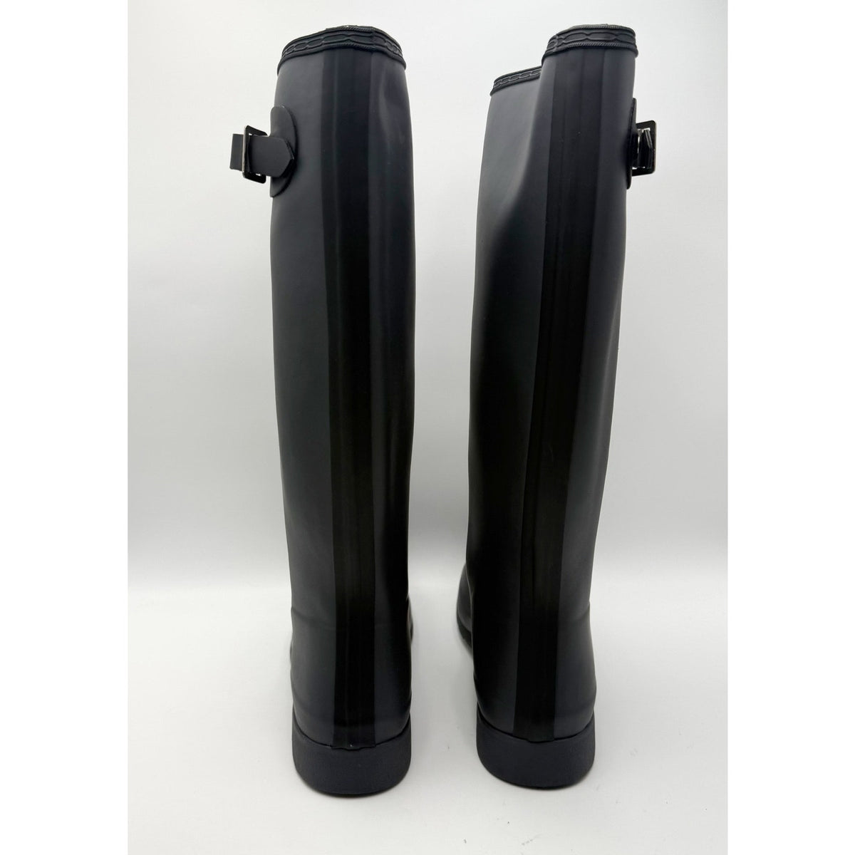 Hunter Womens Original Tall Rain Boots Size 10 Black Waterproof NWOB