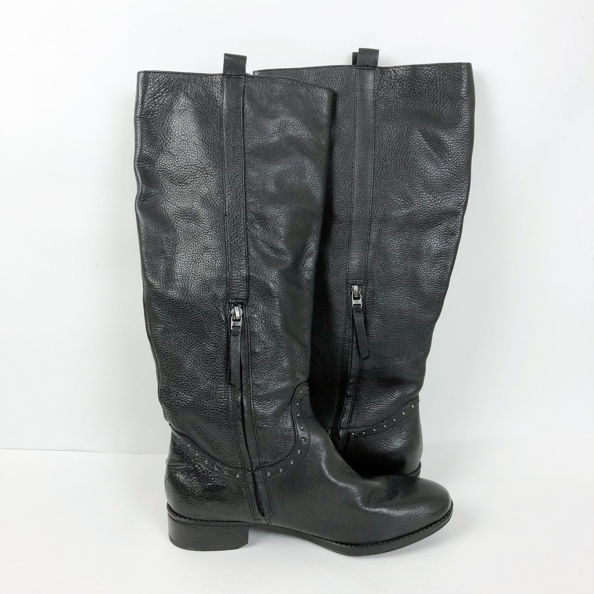 Sam Edelman Womens Prina 2 Knee High Boots Size 11 M Black Leather NWOB