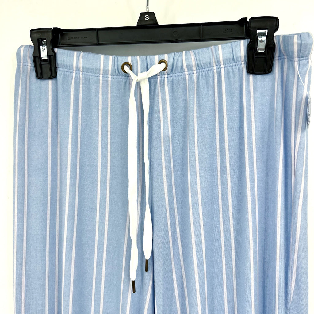 HONEYDEW Star Seeker Brushed Jersey Pajama Set Small Blue Moonstruck Stripe NWT