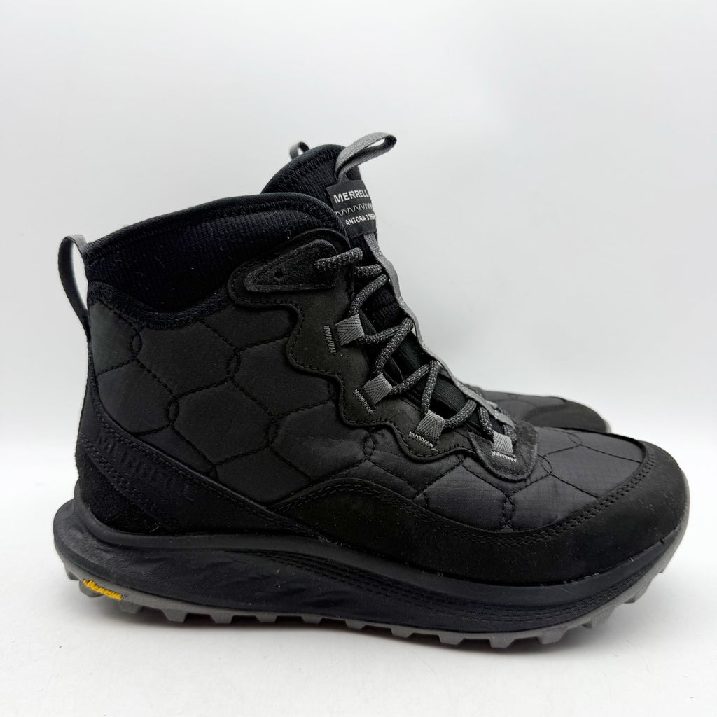 Merrell Womens Antora 3 Thermo Mid Boots US 6.5 M Black Waterproof Winter NWT