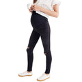 MADEWELL Maternity Over-the-Belly Skinny Jeans Size 25 Black Sea G7394 NWOT