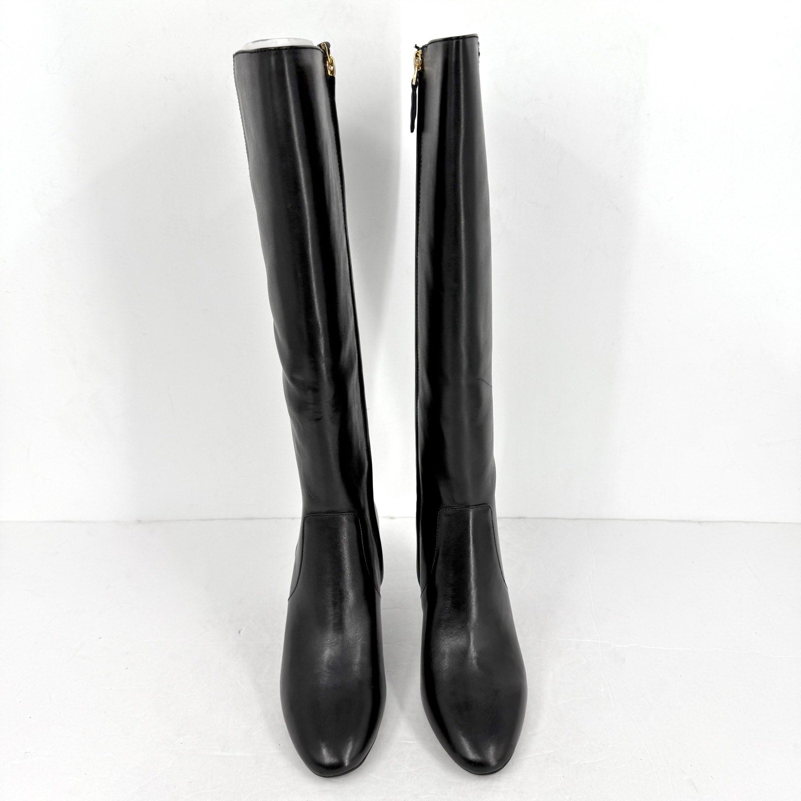 Lauren Ralph Lauren Womens Caelynn II Tall Boots US 5.5 EU 36 Black Leather NIB