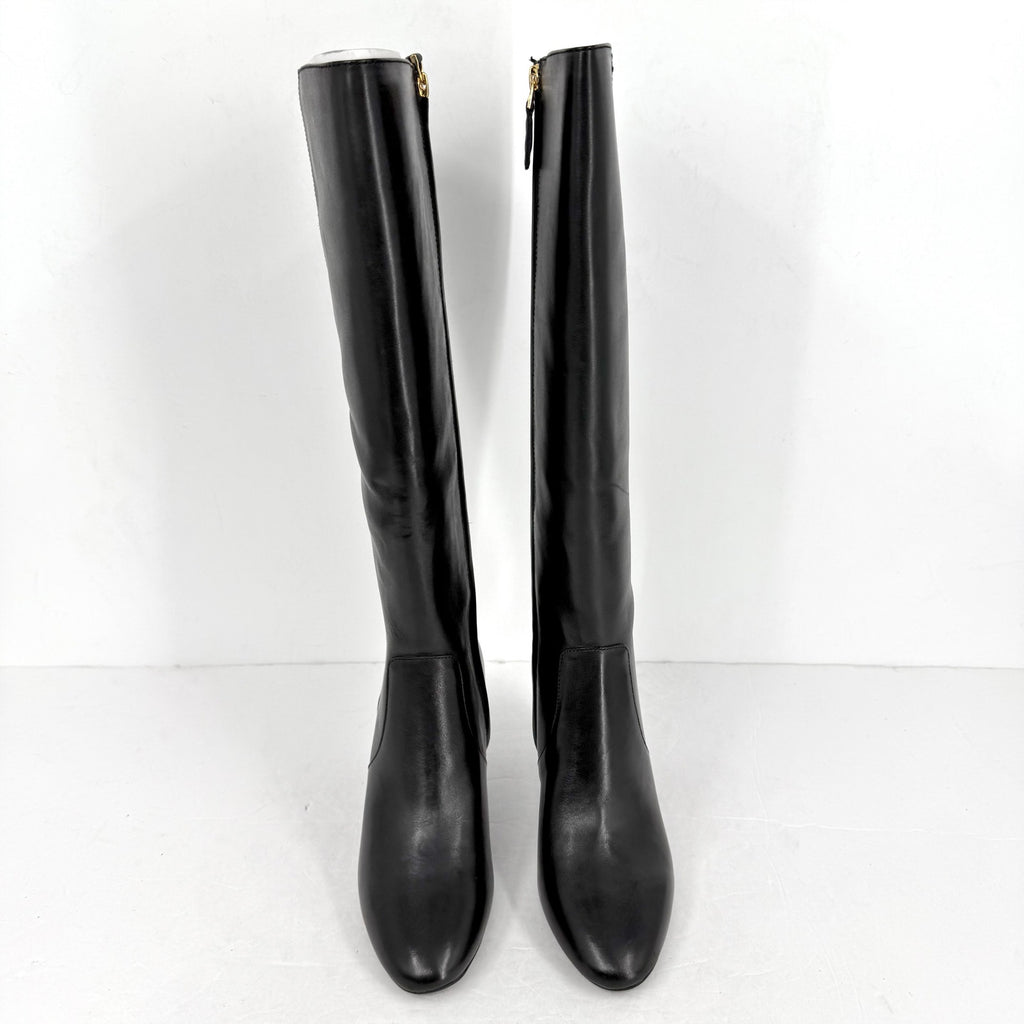 Lauren Ralph Lauren Womens Caelynn II Tall Boots US 5.5 EU 36 Black Leather NIB